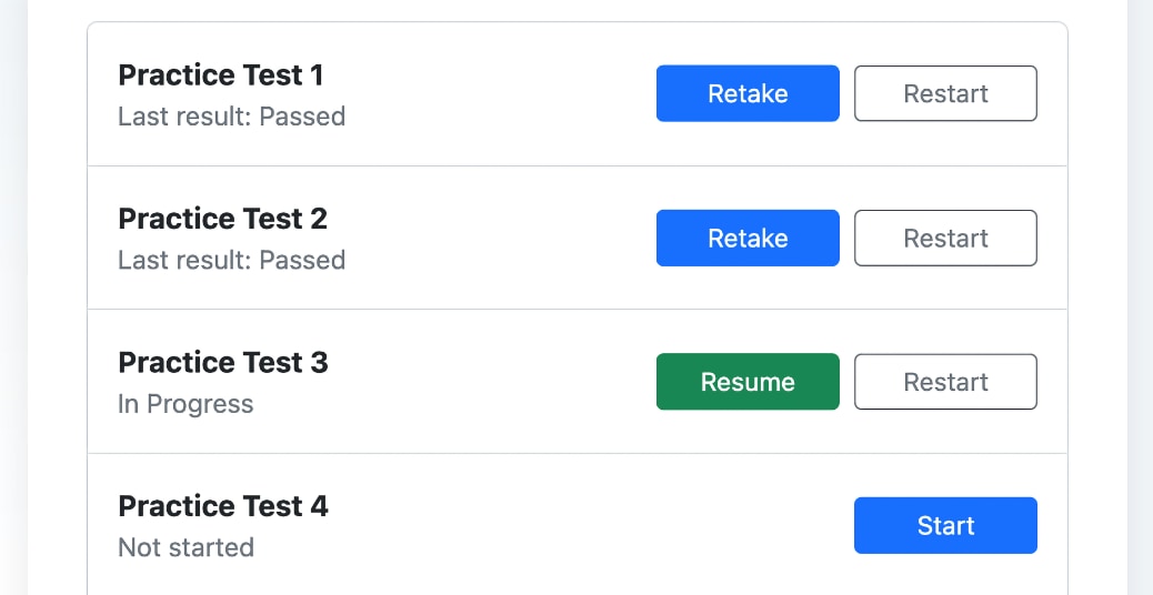 Online DMV Practice Test